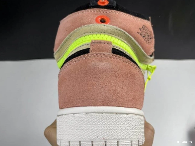 Reps TB Switch Peach High CW6576-800 Jordan Air 1 0806